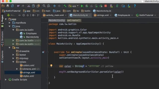 Kotlin tutorial #8 | Elvis Operator in kotlin | Android Kotlin tutorial (Hindi) смотреть онлайн