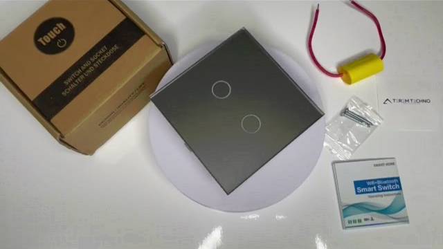 Умный выключатель Tuya с Алисой WiFi с НУЛЕМ и БЕЗ НУЛЯ двойной сенсорный с металлической рамкой смотреть онлайн