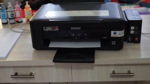 How to Print and Scan Using Epson L210 by: Fitria M. Akib
