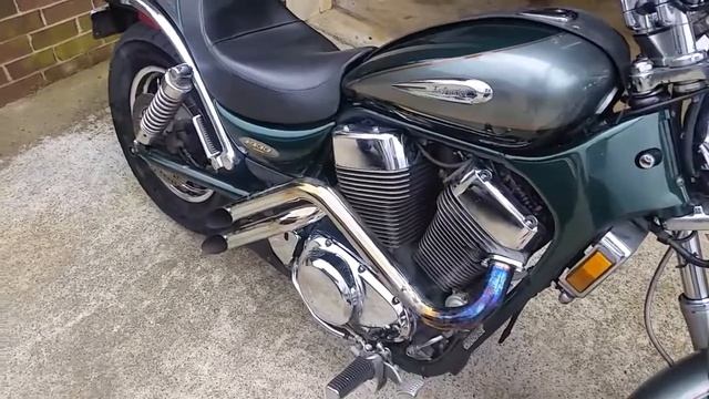 Suzuki Intruder 1400 Step Sister exhaust Sound Clip смотреть онлайн