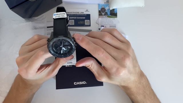 Обзор часов CASIO ECB-900PB-1ADR vetervremeni.by смотреть онлайн