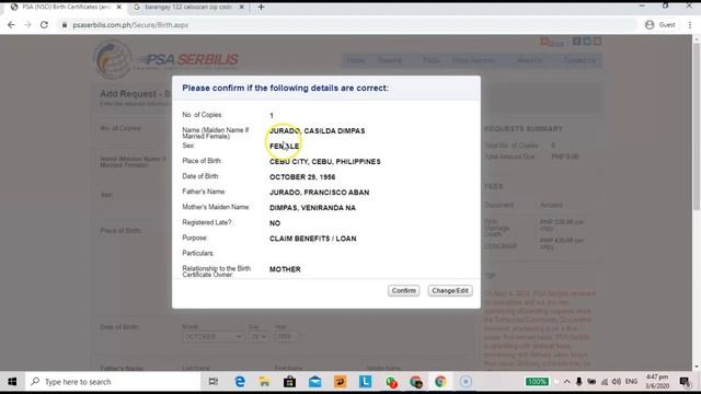 HOW TO GET PSA BIRTH CERTIFICATE ONLINE (BAYARAN TRU BAYAD CENTER & GCASH AMEX) 2020 смотреть онлайн