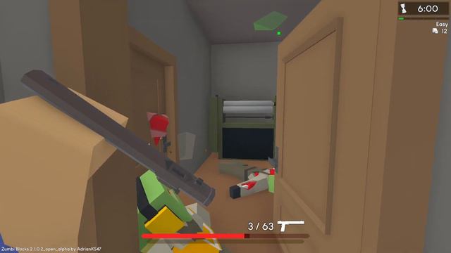 QUEEN ZOMBIE BOSS - ZUMBI BLOCKS 2 CO-OP OPEN ALPHA PART 4 смотреть онлайн