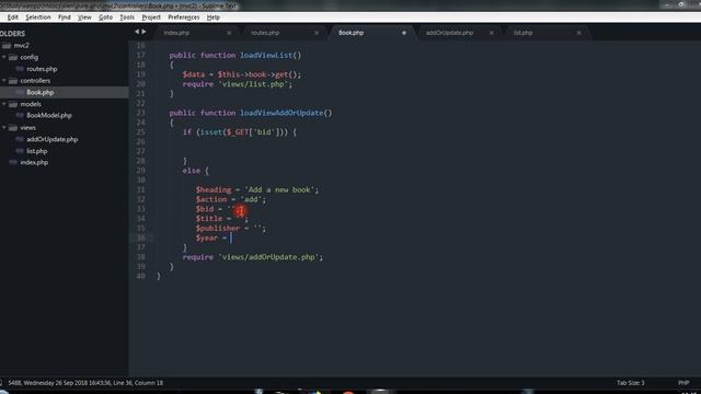 MVC pure PHP - Controller and Views смотреть онлайн