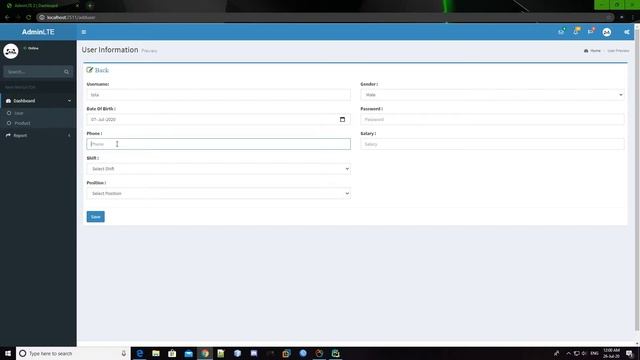 Log in System User Database смотреть онлайн