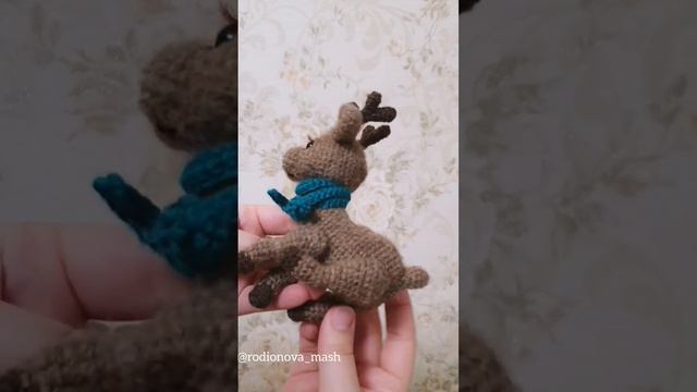 Мастер-класс по вязанию оленя крючком, есть у меня в группе ВК @rodionova_mash смотреть онлайн