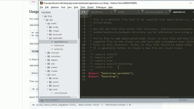 Build a Blog with Rails part #12 - How to share articles on social media (Social_share_button) смотреть онлайн