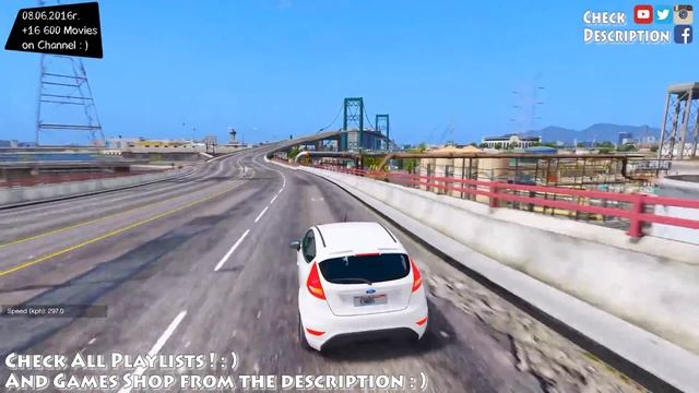 2008 Ford Fiesta - GTA V MOD | 2.7K / 1440p ! _REVIEW смотреть онлайн