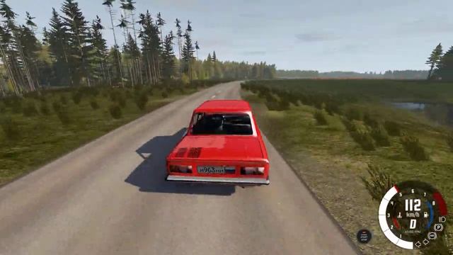 BeamNG.drive - ZAZ-968M 1979 - Car Show Test Drive Crash . 4K 60fps. смотреть онлайн
