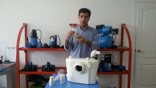 Смотреть видео ► Канализационная насосная станция Unipump Sanivort 600