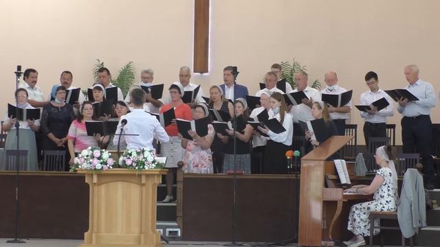 Общий хор "Боже в благости безмерной" (Песнь Возрождения 2016) смотреть онлайн