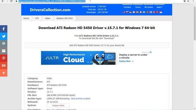AMD Radeon HD 5450 Driver Update To 11.7 Latest