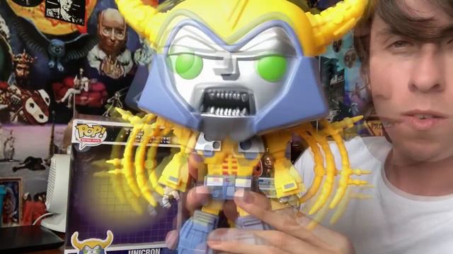 Transformers Unicron Retro Toys Funko POP! 103 SDCC 2022 Summer Convention 10 Inch Figure Opening смотреть онлайн