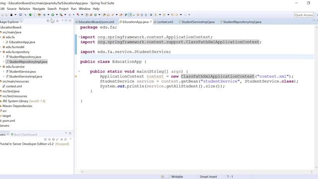 44 Autowired with Constructor Injection смотреть онлайн