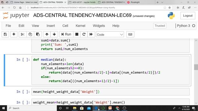 Central Tendency Mean Median Dmo LEC70 смотреть онлайн