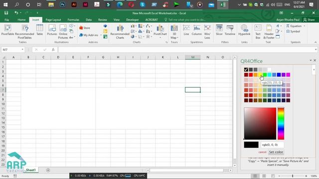 How to create QR Code in Microsoft Excel for free : ✨ Excel Tutorial ✨ смотреть онлайн