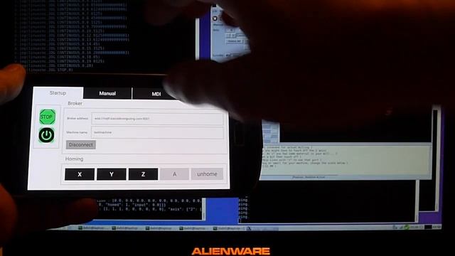 LinuxCNC controlled by Android смотреть онлайн