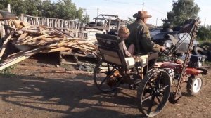 Соединяем конную косилку с мотоблоком. Часть 3.