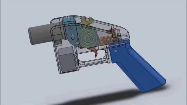Liberator 3D printed gun - How it works смотреть онлайн