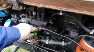Трактор Т-40/ Замена насоса подкачки(помпы)