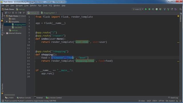 Flask Web Development with Python Tutorial - 7 - Passing Objects into Templates смотреть онлайн
