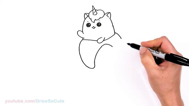 How to Draw a Cute Unicorn Cat in a Banana ??Rainbow Bananya смотреть онлайн