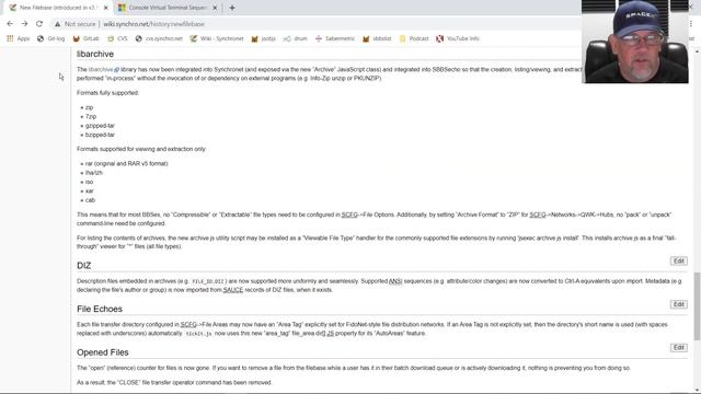 Synchronet v3.19b for Windows - new feature demo смотреть онлайн