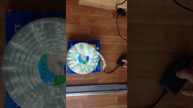 Светящийся шланг 10 м белый (дюралайт) смотреть онлайн