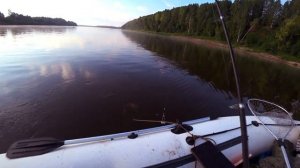 Рыбалка с лодки на яйца(кольцо) река Вятка Советск.Простой и эффективный способ ловли.