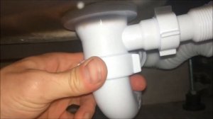 Очередная замена слива в ванне