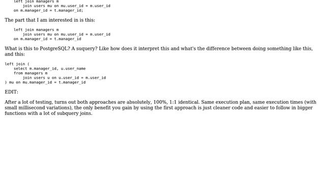 Databases: How is this interpreted by PostgreSQL? смотреть онлайн