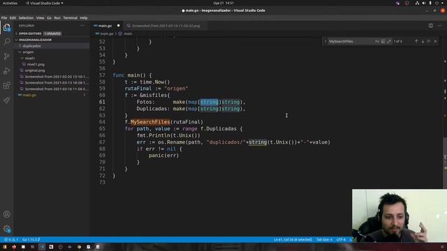 Analizador de imagenes en golang. algoritmo de checksum y sha256 смотреть онлайн