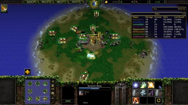 Tower Survivors v1.34 #56 Getting All the 20 minute Skins, Easy Guide Warcraft 3 Reforged смотреть онлайн