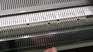 Вяжем плиссе на вязальной машине, урок