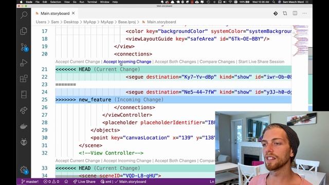 iOS Storyboard Merge Conflicts смотреть онлайн
