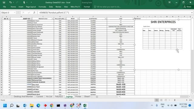 How to INSERT PDF File in an Excel Cell смотреть онлайн