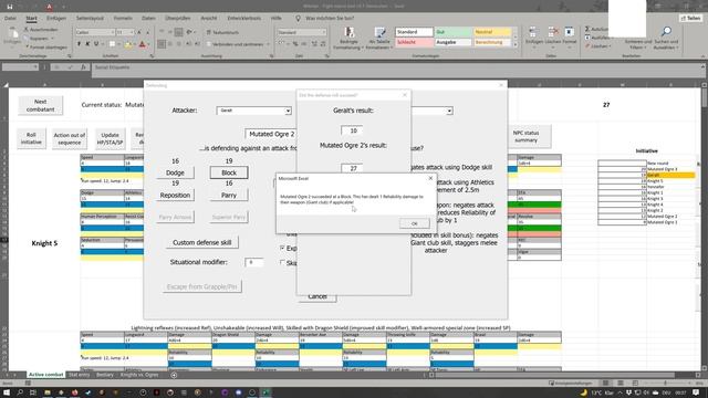 How to use the Witcher TRPG Excel macro sheet (combat management tool for GMs) смотреть онлайн