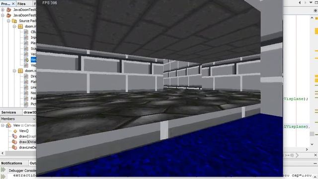 [Java 2.5D] from scratch - Doom (1993) WAD map renderer / Visplane - Test 003 смотреть онлайн