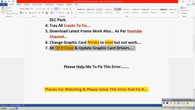 WWE2k15 PC Crash Game Please Solve Error смотреть онлайн
