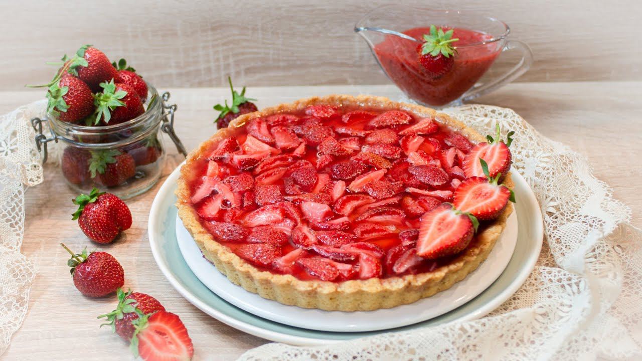 Клубничный тарт без глютена и лактозы | Ягодное удовольствие | ВАММОЖНО