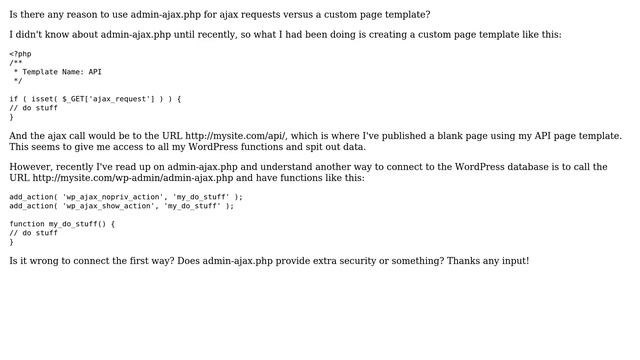 Wordpress: admin-ajax.php vs Custom Page Template for Ajax Requests (2 Solutions!!) смотреть онлайн