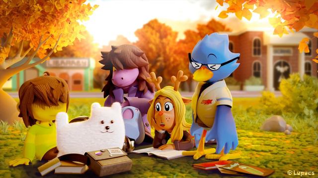 Hometown Fall Studies [Deltarune 3D Animation] смотреть онлайн