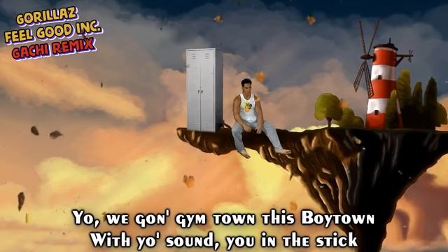 Gorillaz - Feel Good Inc. (Gachi Mix Right Version) Full HD