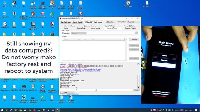 Xiaomi Redmi 9T 9 Power Lime NV Data is Corrupted Fix смотреть онлайн