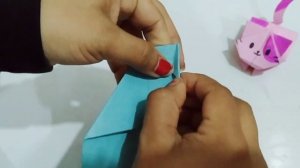 DIY Jumping Cat || Origami Paper Cat ||  Origami Paper Jumping Cat || Diy Fidget Toy || DIY