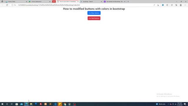 12. How To Use Colors in Bootstrap смотреть онлайн