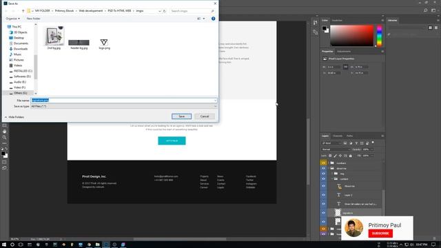 PSD to HTML using Bootstrap | Bootstrap Studio timelapse смотреть онлайн