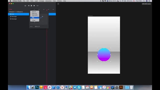 Invision Studio. Основы работы с тайм-лайном и примеры настройки кривых. смотреть онлайн