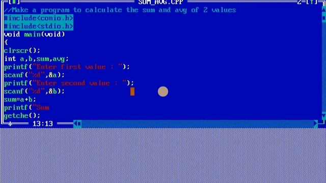 C_Language (SUM and AVERAGE) смотреть онлайн