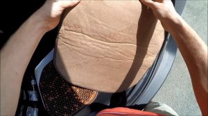 Накидки на сидения автомобиля массажные дышащие деревянные шарики распаковка отзыв обзор